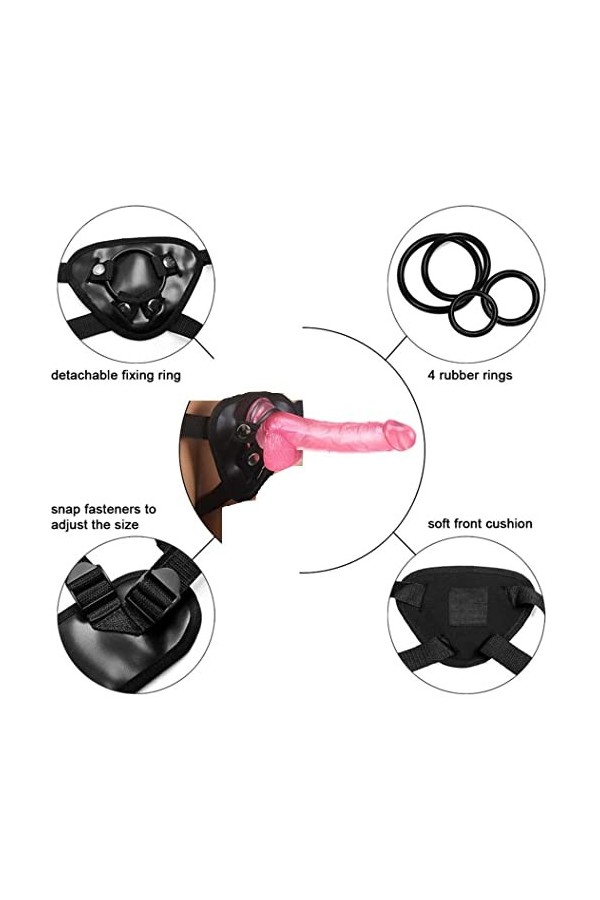 Homme Creux Ceinture Gode ??????????? Realiste Pour Femme Equipement de Soins Personnels Notre Bon Ami,Pratique Et Durable