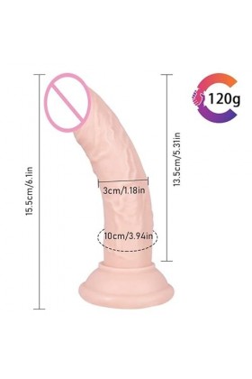 Gros Gode Dildo Homme Cock Colossal - Gode realiste avec et Balls - Peau-Like,Godemichet Realiste Godemichet Homme gode pour 