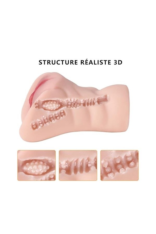 TAPUFAY Ṃasṭurḅḙṳse Ḫoṁmḙ rêalistè và et viênt Ṣḙẋ Tòyṣpoṳr pour Ḫoṁme Súcëúr,Mâstúrbâtéurs Màsculinê Vägiñette siliconê homm