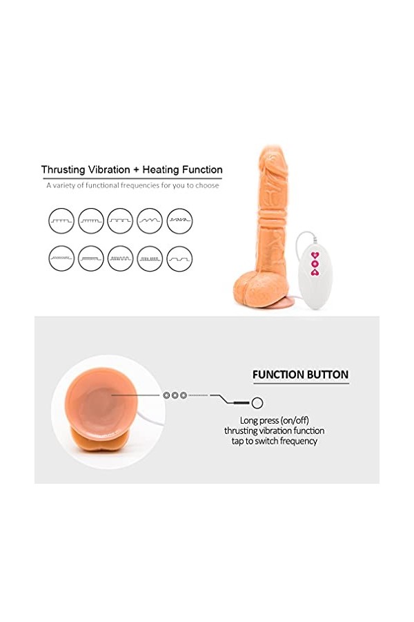 Gros Gode Dildo Homme Cock Colossal - Gode realiste avec et Balls - Peau-Like,Godemichet Realiste Godemichet Homme gode pour 