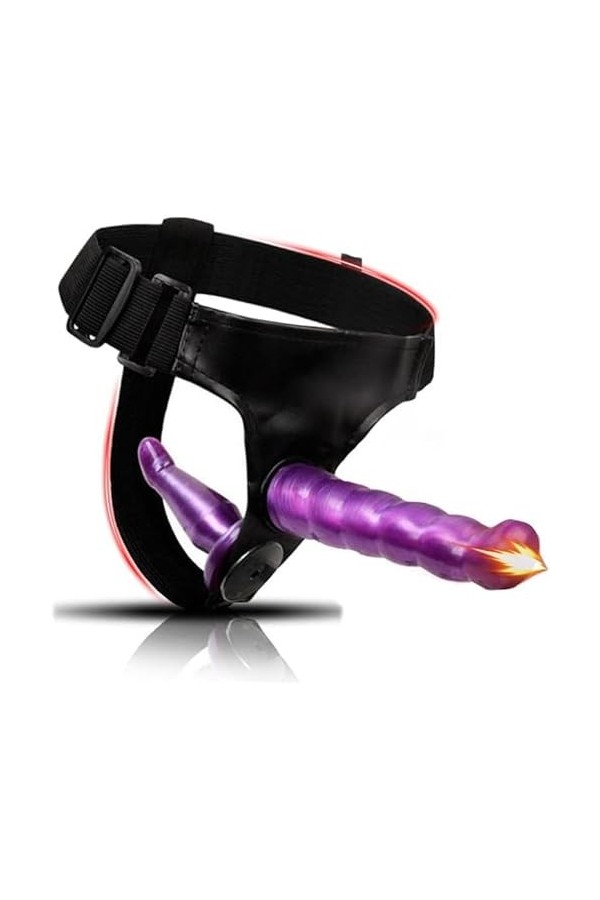 Réglable Portable Stráp-on Double Baguette Dídlõ Härnéss Culotte Strápless Harnais Ceinture Ceinture Lingerie pour femme Coup