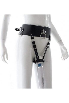 EsHals Śéx Toy Dịldø Ġøđëmịché Ğodể Ceinture de Cuir Pu C?Ntraint de L?Rgaš?É – ?Agic Wand Supp?Rt Bds? B?Ndage Fe?Elle Chas