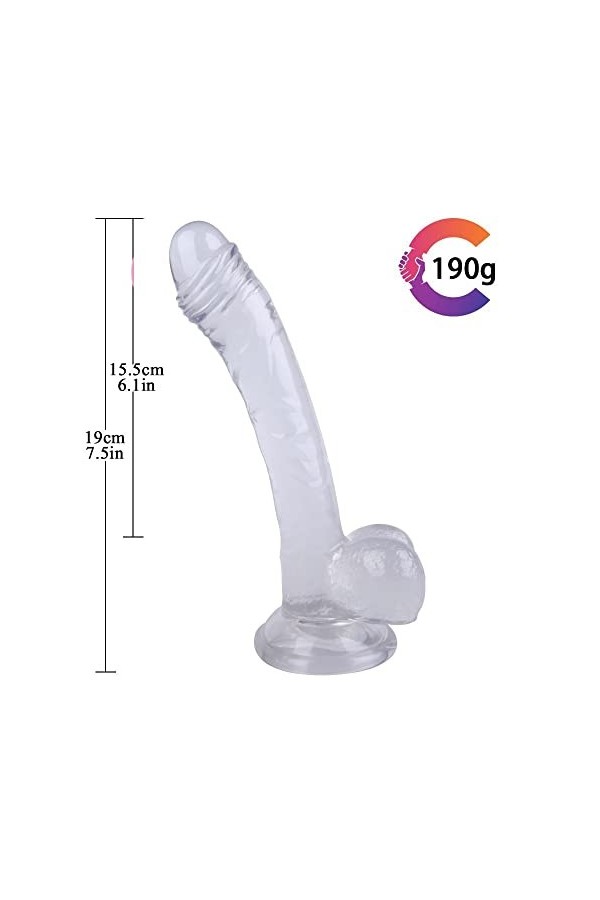 Godemichet Homme Godemichet Pour Femme - Godemichet Realiste - 10 Cm - Dildo - Godemichet Homme Gode Pour Homme Et FemmeE-4 Z
