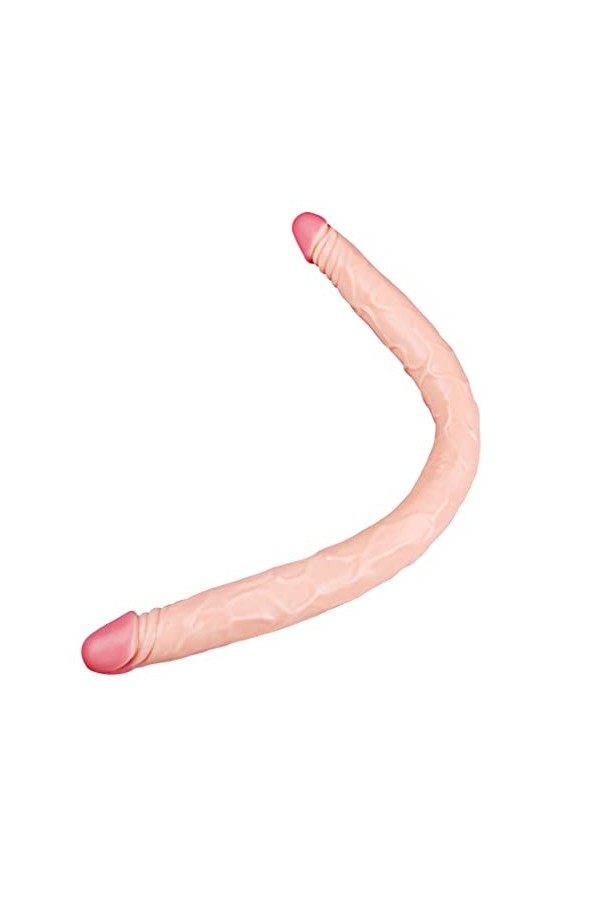 Godes à double extrémité GÔDË ṚÉḀLỊŚṬÉ GODE RÉALISTE LESBIEN,GODE FLEXIBLE À PÉNIS TRÈS LONG DONG HH3