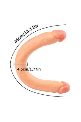 - S?Xt?Y Dịldø Ġøđëmịché Gødés À Double Extrémité Double Gøde Šèẋ Gødé Réalisté Lesbien,Gødé Flexible À Pén-Iś Très Long Dong