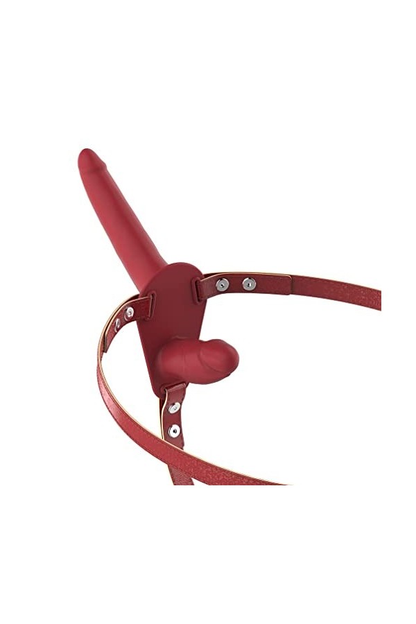 Sèx Didlo Sexy Women & Man Stráp on Dǒngs Sous-vêtements de plaisir à tête avec prise de massage de taille parfaite Stráp dou