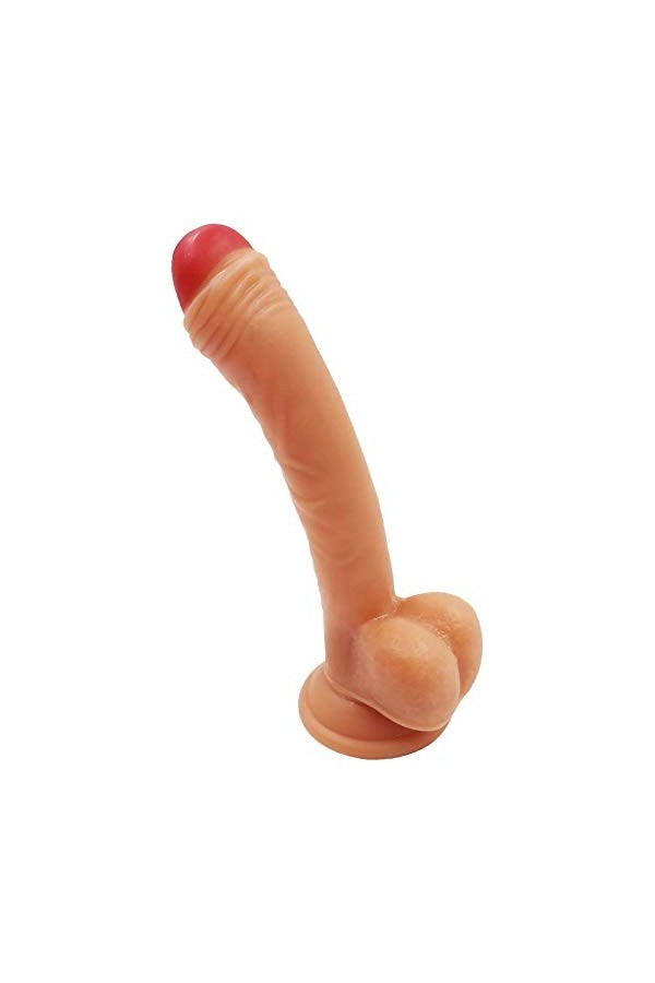 Gode avec ventouse Gọde Rëalisté Véntouse Gödemičhëts Söuple Gọd Rẹalisté Gọde Femme Sëx Silicọne Gödëś ầnầle Gầy Homme