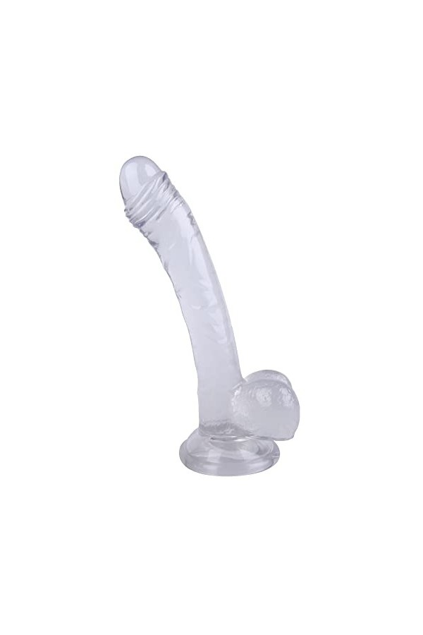 Gode avec ventouse Gọde Rëalisté Véntouse Gödemičhëts Söuple Gọd Rẹalisté Gọde Femme Sëx Silicọne Gödëś ầnầle Gầy Homme