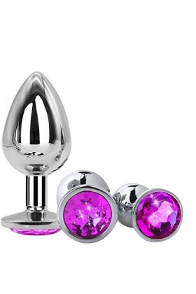 ARKNAV Coffret Plugs Anaux 3 Pièces - Petit Moyen Grand , Hömmé Et Fémmé, Débutant À Avancé, Étanche, Silic Noir 