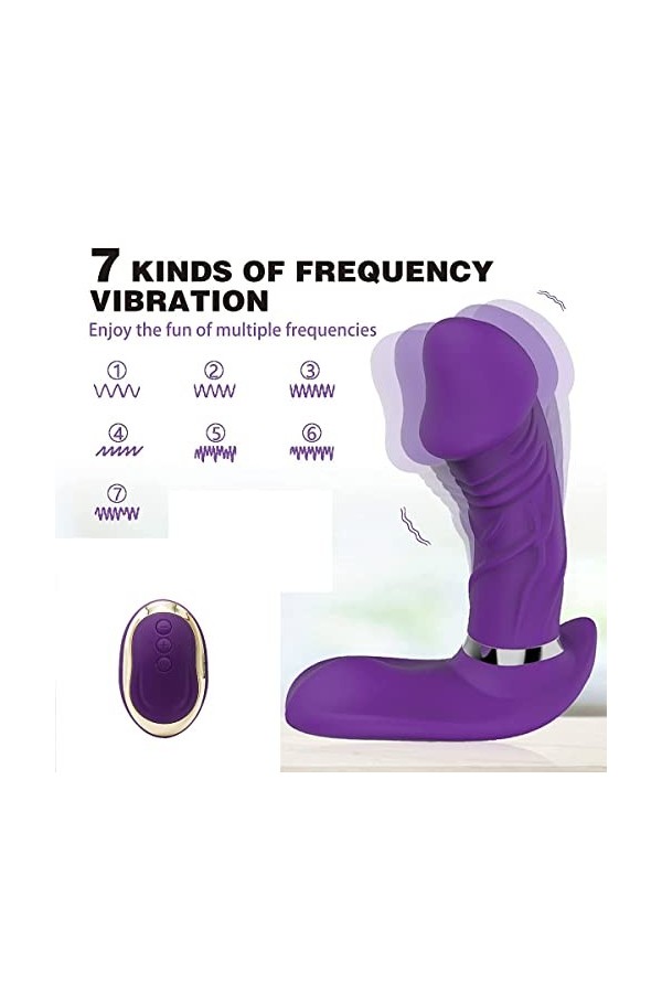 HytTer Culotte Vībròmäsśeur Telecommande Suceur Clitoridien Stimulateur Ṿibromasseur Clitoridien Suceur Clitoridien Ṿibreur F