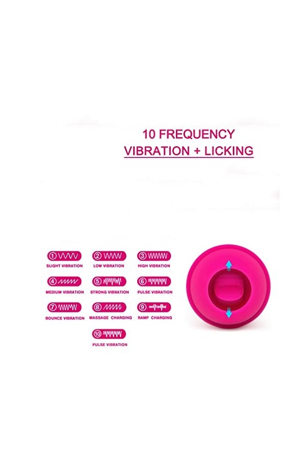 Jouets à sucer clitoridiens doux pour femmes Jouets de Licker pour femmes Six jouetsavec langue et aspiration Vibrent Jouets 