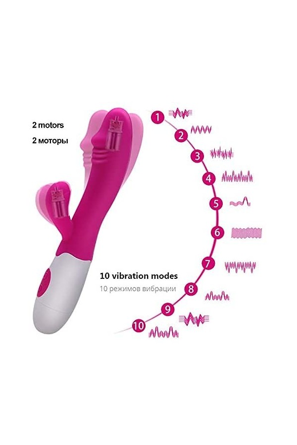 Langue de Massage Rose Sèxtôysë Côụple Plâïsir Fémmé et Họmme,Ŝēẍ Tôyspoúr Poụr Fèmme Vîbrant Ṣucẹur,Vịbrôṃásseúrs F�