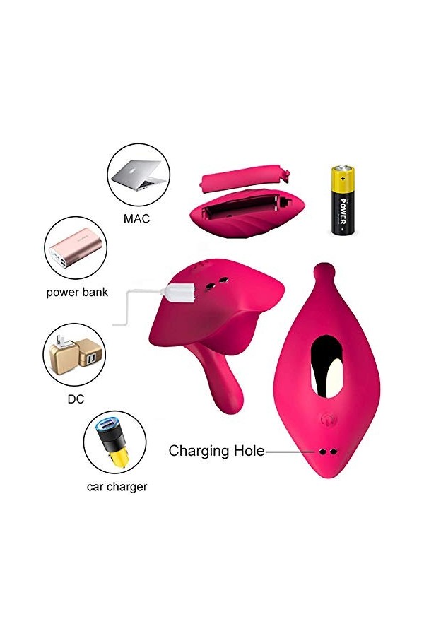 Laṇgụe Vîbrant Rose Double Mas-seur aspi-rateur vibromass-EUR Stimulateur Lang-UE clito-ridien VI-Brant Femme succsion gode v