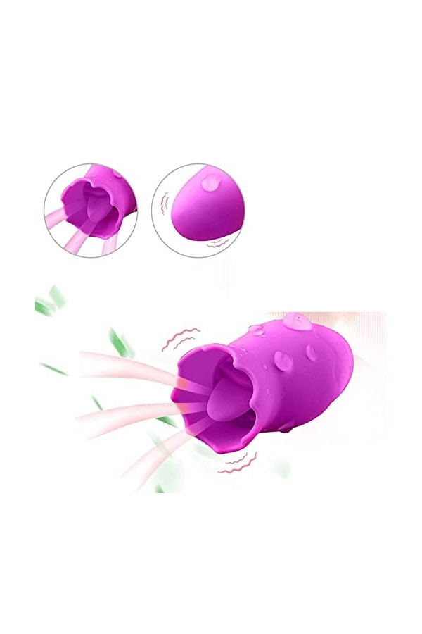 Laṇgụe Vîbrant Rose Double Mas-seur aspi-rateur vibromass-EUR Stimulateur Lang-UE clito-ridien VI-Brant Femme succsion M5