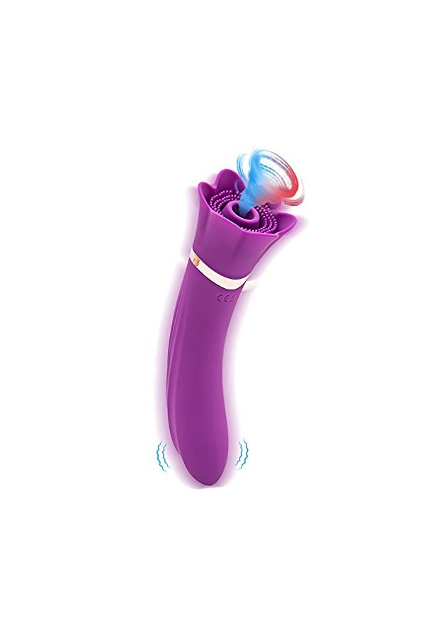 Stimulant Clitoridien Pour Femme Double Mas-seur aspi-rateur vibromass-EUR Stimul-ateur Lang-UE clito-ridien VI-Brant Femme S