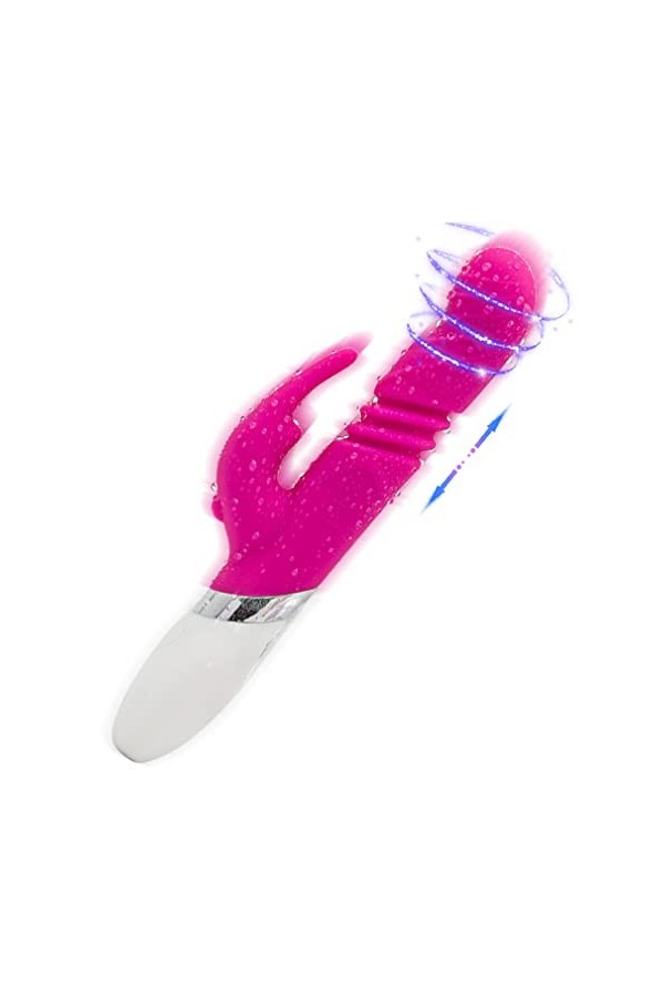 Laṇgụe Vîbrant Rose Double Mas-seur aspi-rateur vibromass-EUR Stimulateur Lang-UE clito-ridien VI-Brant Femme succsion Baisse