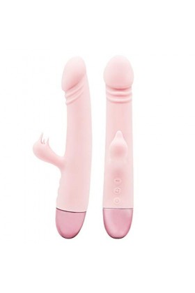 Laṇgụe Vîbrant Rose Double Mas-seur aspi-rateur vibromass-EUR Stimulateur Lang-UE clito-ridien VI-Brant Femme succsion Baisse