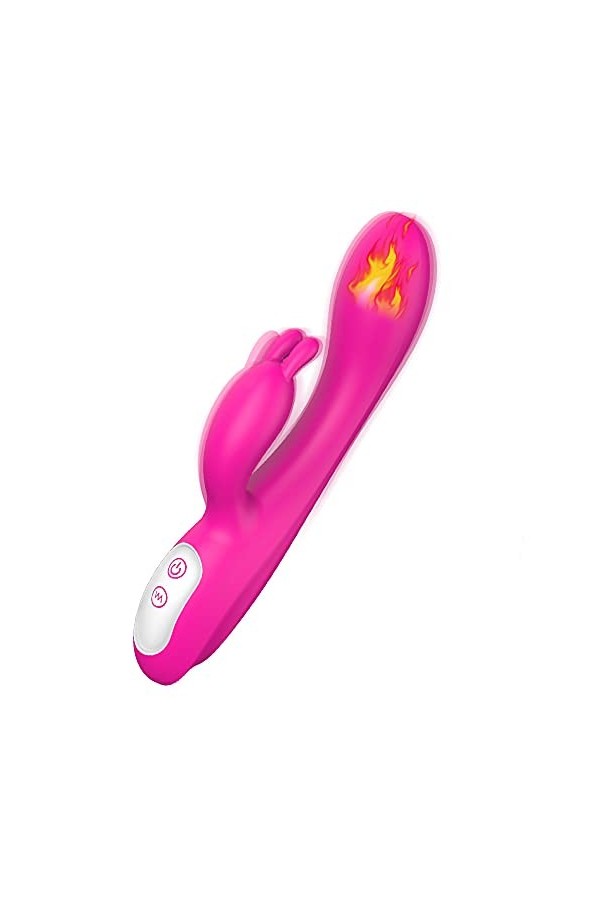 Vibrateur pour Femme, Vibromasseur Vibrant Femme Point G Sexes Toyes Vibrateur Point G Stimulateur Clitoridien avec 9 Modes d