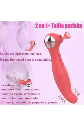 Vîbromàsséur feminin Clìtøridîén Šèẋ Tóyș Fêmme Portable silicone doux pour la peau Chargement par sténopé USB 100% étanche 2