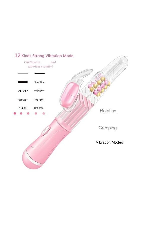 Sẹx tọy Appareil de Massage Vîbrạnt,Vibrómasséur Puissạnt pour Fémmé, Vibrómạsséur Suc-eur Clitó-ridien avec Vibration & Succ