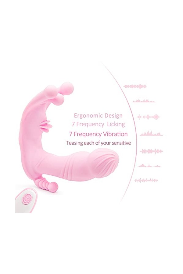 Masseur sans fil Télécommande Puissant Oéuf Vîbrant 9 modes Portable Silencieux, étanche, Chargement USB, Silicone XB17