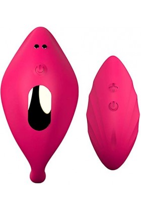 Rose Vibrateur Flower Masseur portable en silicone,9 types différents de stimulation vibratoire,Télécommande sans fil,Chargem