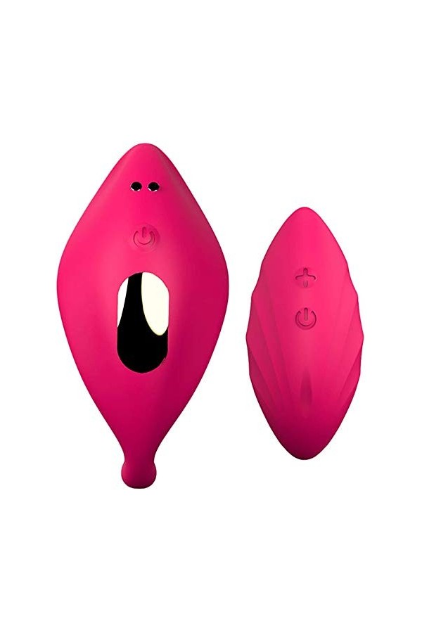 Rose Vibrateur Flower Masseur portable en silicone,9 types différents de stimulation vibratoire,Télécommande sans fil,Chargem