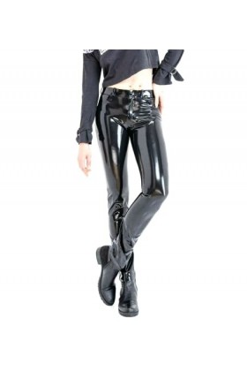Latex Gummi Caoutchouc Jeans Leggings Pantalons Pantalon Catsuit Personnalisé