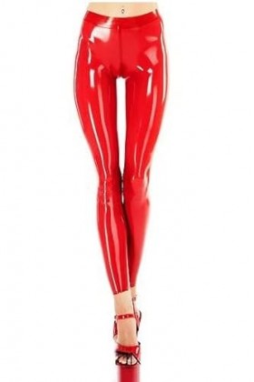 Leggings en Latex pantalons en caoutchouc pour femmes Leggings en Latex maigres personnalisés