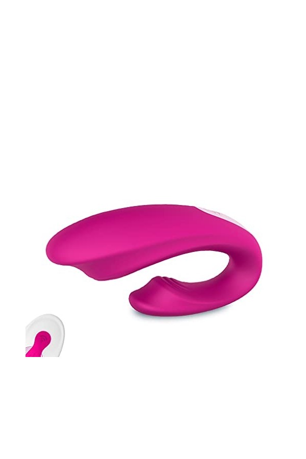 Homme electrique Vibrant stimulateur de gland Rechargeable USB en forme de U culotte vibrante