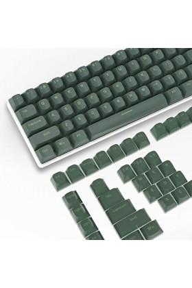 Keycaps ABS,104 Touches Double Shot Keycap Set,Profil OEM,Disposition ANSI US pour Clavier Mécanique,Compatible avec Les Comm