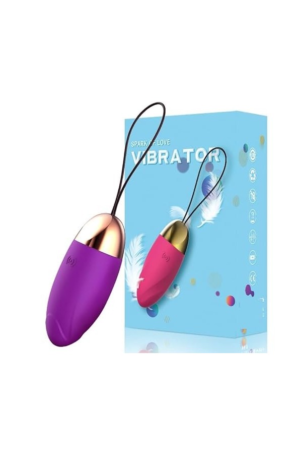 ?è?f Vîbrant pour ?è??e Mini C?l?tte V??????e F???e O??f V?????t F???e Telecommande Silencieux,V?br???????rs F?minin P?rtable