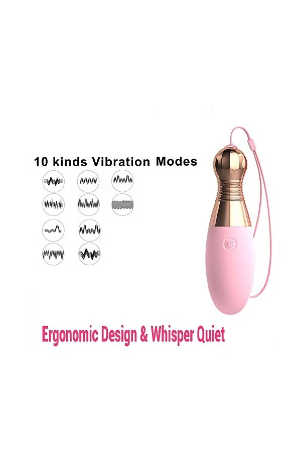 Mini Vibrateur pour Femme Séxťøyse Plàisîr Cõuple Víbrõ Mini òéuf Vîbròmãśseūrs Feminin à Diśtance Díscret Petit O