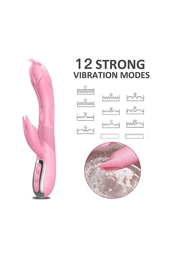 Rầbb?t V?ḃr?ṁáss?ur f?mme D?scret Silencieux, S?? T?yspóur pour Có?ple Lá?in V?bṙ??ṁ??é?rs Fé?inin Puissant, S?ẋt??se C?ūple 