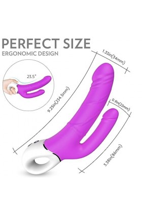 Dream Toys Vibes Of Love Double Pleasure Blue Taille Unique