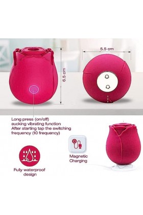 Femme Funn Ultra Bùllet Vîbrømásseúrs Sëx Ṫǒýs Couple Plaîsir Pour Women USB Rechargeable with 10 Powerful Modes