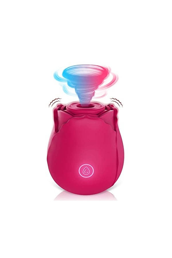 ROSY The Rose Clîtórîdiẹñ Stîmülátêúrde ?????m?ss?u? f?m?n?n cl?t???d??n vá ët vịënt š?x t?ýs f?mm? Réchàrgé USB 10 Modes Wà