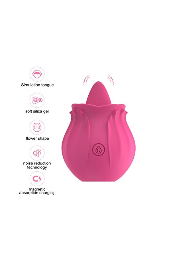 Masseur multifonction 2 en 1, mode de massage par vibration 10 * 10, avec télécommande sans fil, chargement USB magnétique, m