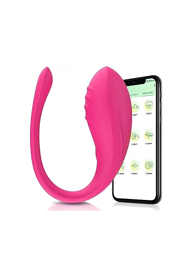 Víbrømạsséụrs Couples APP Remote Control - silicone Masseur Vîbrậtǒr Sệxẹ avec 10 Mode Vibration, Mini Sėxt-ȍys Stímụlȁtìon C