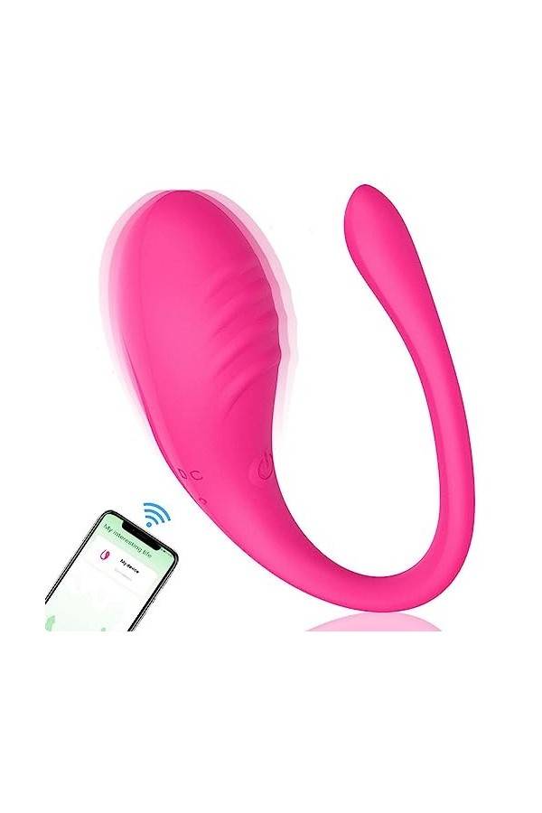 Víbrømạsséụrs Couples APP Remote Control - silicone Masseur Vîbrậtǒr Sệxẹ avec 10 Mode Vibration, Mini Sėxt-ȍys Stímụlȁtìon C