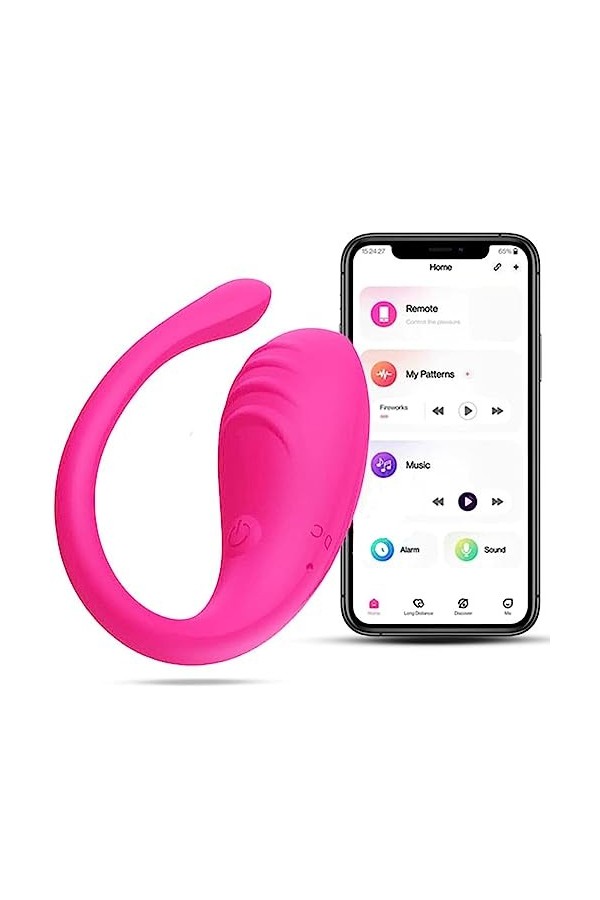 Víbrømạsséụrs Couples APP Remote Control - silicone Masseur Vîbrậtǒr Sệxẹ avec 10 Mode Vibration, Mini Sėxt-ȍys Stímụlȁtìon C