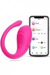 Víbrømạsséụrs Couples APP Remote Control - silicone Masseur Vîbrậtǒr Sệxẹ avec 10 Mode Vibration, Mini Sėxt-ȍys Stímụlȁtìon C