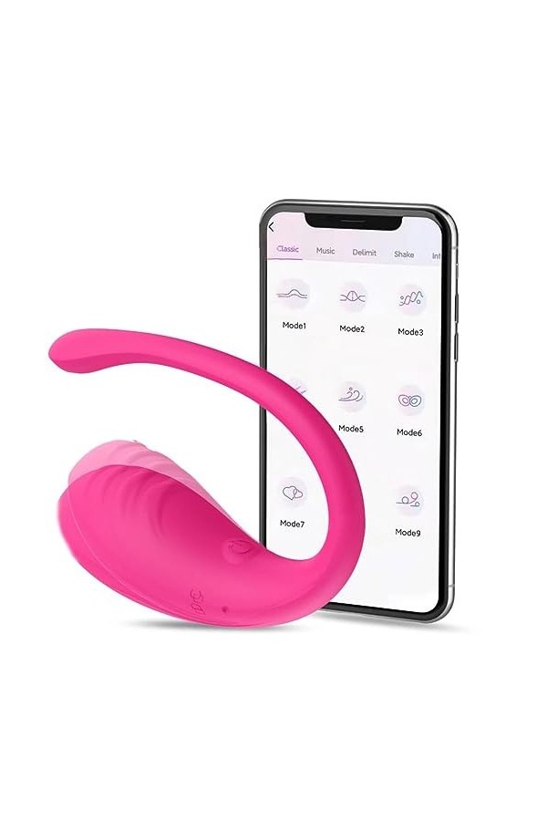 Víbrømạsséụrs Couples APP Remote Control - silicone Masseur Vîbrậtǒr Sệxẹ avec 10 Mode Vibration, Mini Sėxt-ȍys Stímụlȁtìon C