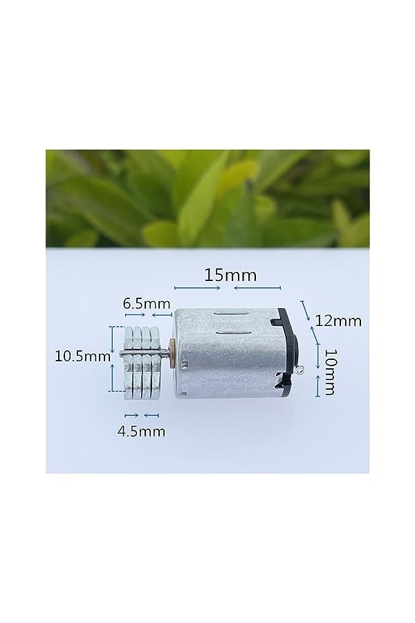 5 pièces Mini moteur vibrant N20 DC 3V 3.7VV vibrateur puissant avec roue excentrique Micro tête vibrante masseur modèle de v