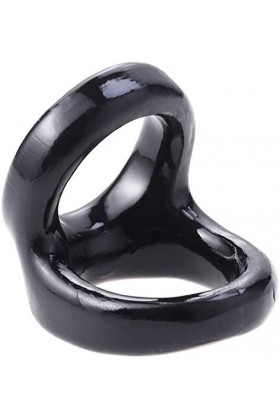 Double C*ôckrîng Anneau de verrouillage pour hommes en silicone extensible de qualité supérieure