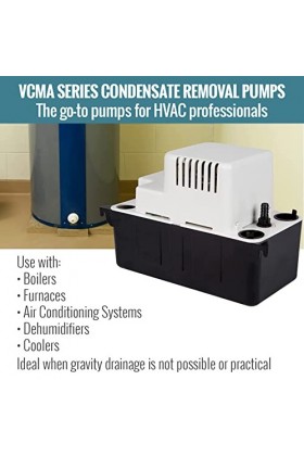 Little Giant 554435 VCMA-20ULST-115 Condensate Removal Pump, 115V