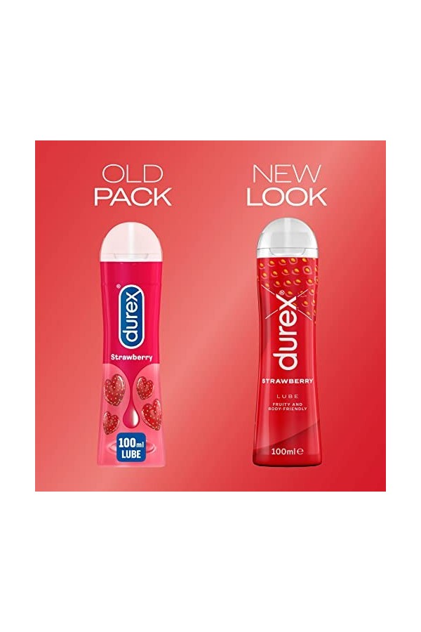 Durex Strawberry - Contenance 100ml Lubrifiants