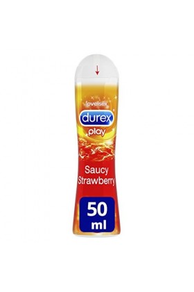Durex Saucy Strawberry Play Lube - 50 ml by Reckitt Benckiser