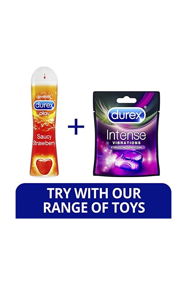 Durex Saucy Strawberry Play Lube - 50 ml by Reckitt Benckiser