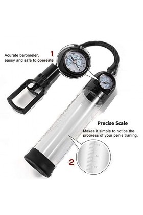 ADASTE Growth Pompe Agrandisseur Pénien Dispositif Mâle Pompe À Vide,Pompe À Pénis Manuel De,Pour Pénis Pompe Extension Crois